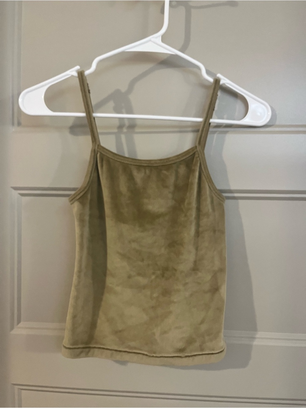 SKIMS Velour Olive Cami Tank